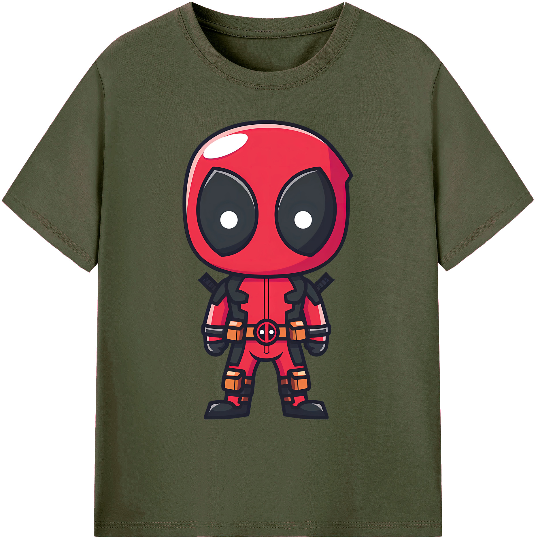 （画像用） Deadpool デッドプール 綿100％ メンズ半袖Tシャツ｜肌触りやわらか＆通気性